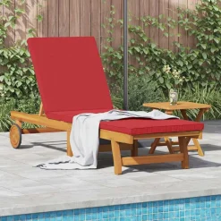 vidaXL Solstol 1-person 2 pcs Brun Massivt Akacietræ