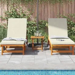 vidaXL Solstol 2-person 3 pcs Brun Massivt Akacietræ