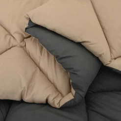 vidaXL Sommer dyne Antracit og Taupe 200 x 135 cm Mikrofiber
