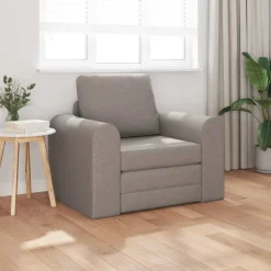 vidaXL Sovesofa Gråbrun 98 x 71 x 83 cm Stof