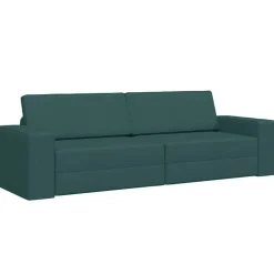 vidaXL Sovesofa Mørkegrøn 245 x 78 x 77 cm Stof