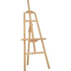 vidaXL staffeli 53,5x95x127 cm massivt fyrretræ