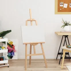 vidaXL staffeli 53,5x95x127 cm massivt fyrretræ