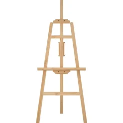 vidaXL staffeli 53,5x95x127 cm massivt fyrretræ