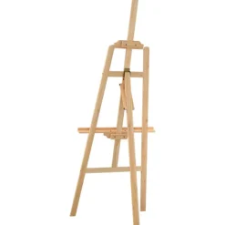 vidaXL staffeli 53,5x95x127 cm massivt fyrretræ