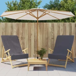 vidaXL strandhåndklæder 2 stk. 60x135 cm 400 GSM stof antracitgrå
