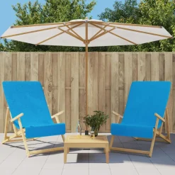 vidaXL strandhåndklæder 2 stk. 60x135 cm 400 GSM stof turkis