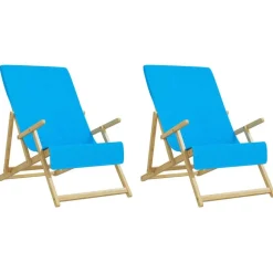 vidaXL strandhåndklæder 2 stk. 60x135 cm 400 GSM stof turkis