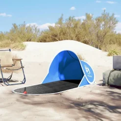vidaXL strandtelt vandtæt pop-up azurblå