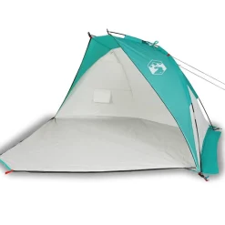 vidaXL strandtelt 268x223x125 cm 185T polyester havgrøn