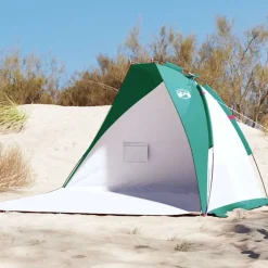 vidaXL strandtelt 268x223x125 cm 185T polyester havgrøn