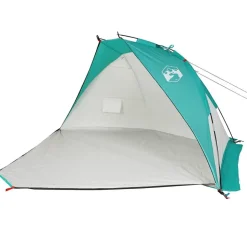 vidaXL strandtelt 268x223x125 cm 185T polyester havgrøn