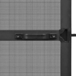 vidaXL Svingbart insektnet Anthracit og sort 100 x 215 cm