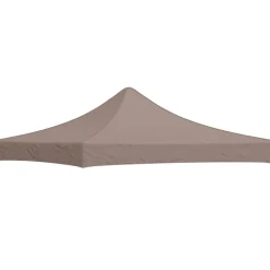 vidaXL tag til festtelt 3x3 m 270 g/m² gråbrun