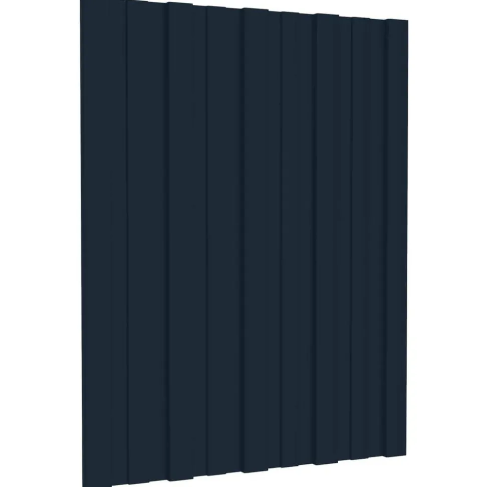 vidaXL Tagpanel 12 pcs Antracit 60 x 45 cm Galvaniseret stål