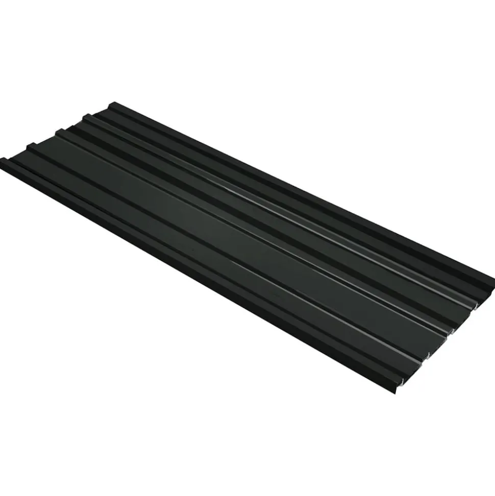 vidaXL Tagpanel 12 pcs Antracit 129 x 45 cm Galvaniseret stål