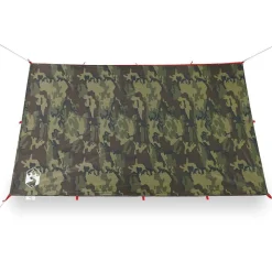 vidaXL tarp 306x306 cm vandtæt camouflage