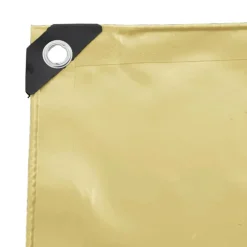 vidaXL Tarpaulin 650g / m² Beige 3 x 3 m Lærred med PVC-belægning