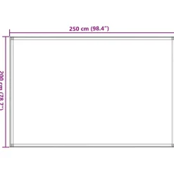vidaXL telttæppe 250 x 200 cm antracitgrå