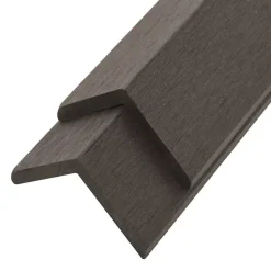 vidaXL terrassevinkellister 5 stk. WPC 170 cm mørkebrun
