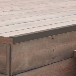 vidaXL terrassevinkellister 5 stk. WPC 170 cm mørkebrun
