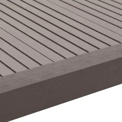 vidaXL terrassevinkellister 5 stk. WPC 170 cm mørkebrun