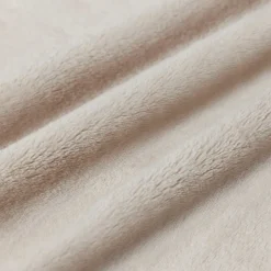 vidaXL Throw tæppe Beige 130 x 150 cm Fleece