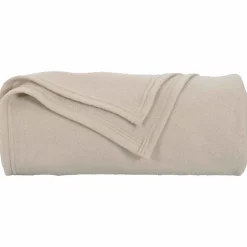 vidaXL Throw tæppe Beige 170 x 130 cm Fleece