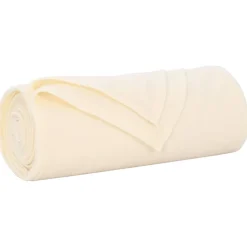 vidaXL Throw tæppe Creme 210 x 140 cm Fleece