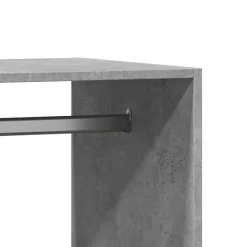 vidaXL tøjreol 77x48x102 cm konstrueret træ betongrå