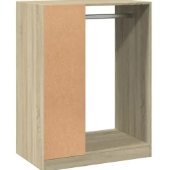 vidaXL tøjreol 77x48x102 cm konstrueret træ sonoma-eg