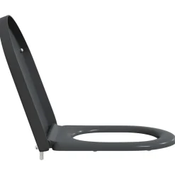 vidaXL Toilet sæde Antracit 49 x 36 x 4 cm Duroplast