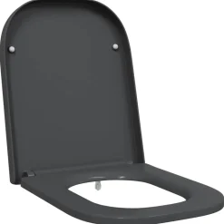 vidaXL Toilet sæde Antracit 47,5 x 35 x 3,6 cm Duroplast