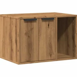 vidaXL toiletskjuler kattebakke 60x40x40 cm konstrueret træ kunsteg