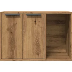 vidaXL toiletskjuler kattebakke 60x40x40 cm konstrueret træ kunsteg