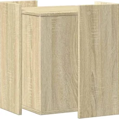 vidaXL toiletskjuler kattebakke 42x42x51 cm konstrueret træ sonoma-eg
