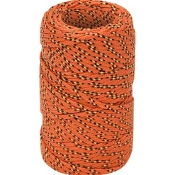 vidaXL tovværk til båd 2 mm 25 m polypropylen orange