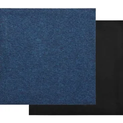 vidaXL Tæppe 20 pcs Mørk blå 50 x 50 cm 100% Polypropylen