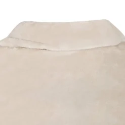 vidaXL Tæppe-hoodie Beige F Flannel