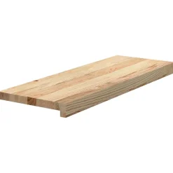 vidaXL trappemåtter 4 stk ubehandlet 70x25x2 cm massivt egetræ
