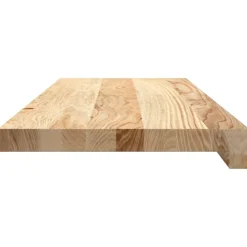 vidaXL trappemåtter 4 stk ubehandlet 70x25x2 cm massivt egetræ