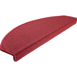 vidaXL trappemåtter 15 stk. 65x24x4 cm rød halvrund store