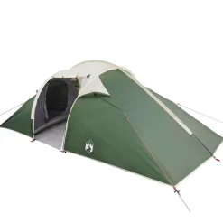 vidaXL Tunnel telt med tag med opbevaring Grøn 510 x 240 x 156 cm taft