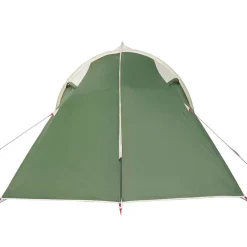 vidaXL Tunnel telt med tag med opbevaring Grøn 510 x 240 x 156 cm taft