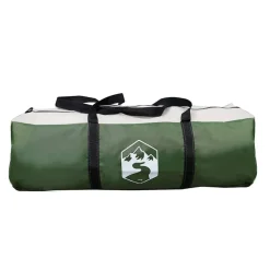 vidaXL Tunnel telt med tag med opbevaring Grøn 510 x 240 x 156 cm taft