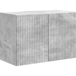 vidaXL TV vægskab Beton Grå 59,5 x 31 x 40 cm Konstrueret træ