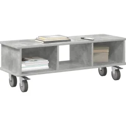 vidaXL TV-bord Beton Grå 100 x 35 x 35 cm Konstrueret træ