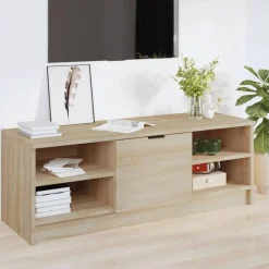 vidaXL tv-bord 102x35,5x36,5 cm konstrueret træ sonoma-eg