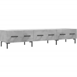 vidaXL tv-bord 150x36x30 cm konstrueret træ betongrå