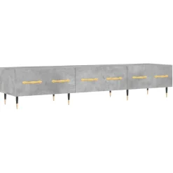 vidaXL tv-bord 150x36x30 cm konstrueret træ betongrå